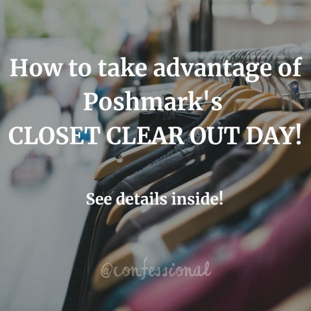 Ask me to drop prices on Closet Clear Out days!😊